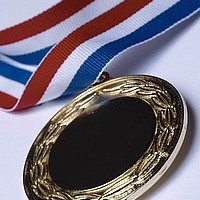 This represents my husband's Medal of Honor.